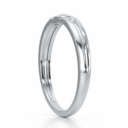 Miracle Blush Silver Ring - White Gold - Image 4