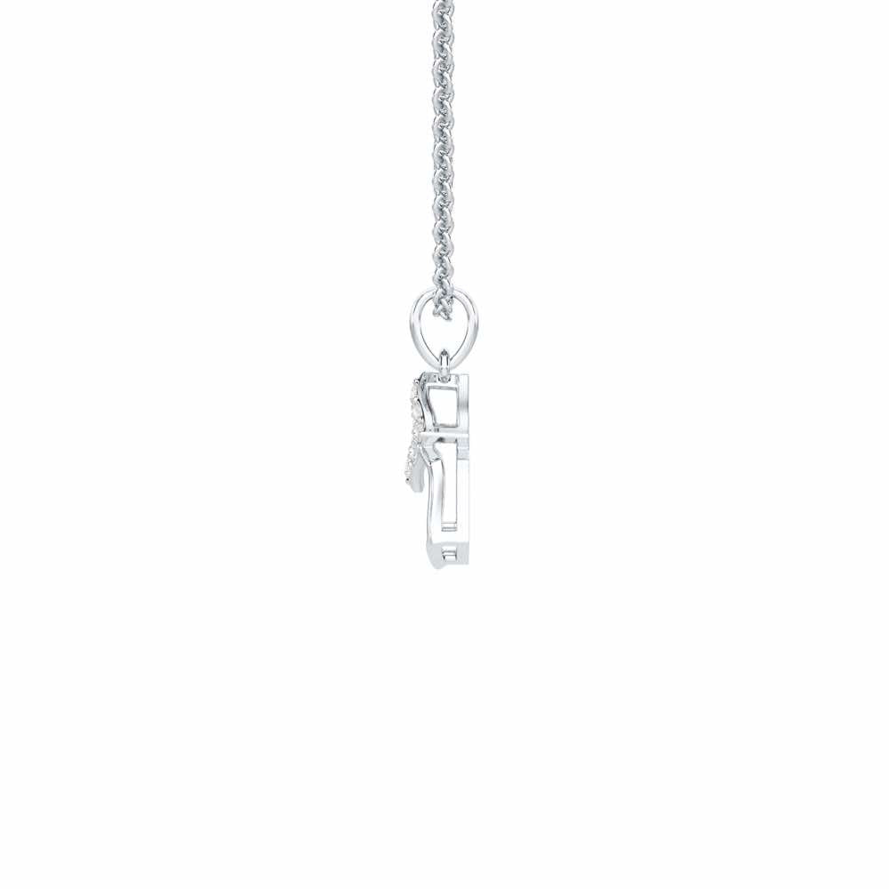 Silver Mist Silver Pendant - White Gold - Image 4