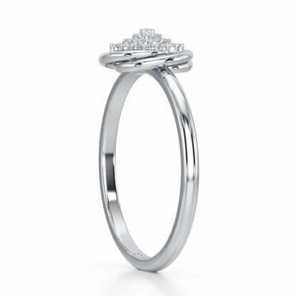 Aquila Silver Ring - White Gold - Image 4