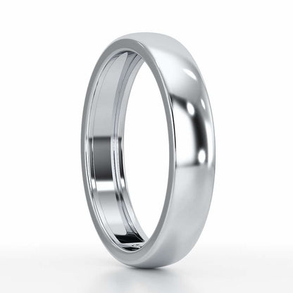 Preston Simple Band For Men - White Gold - Image 4