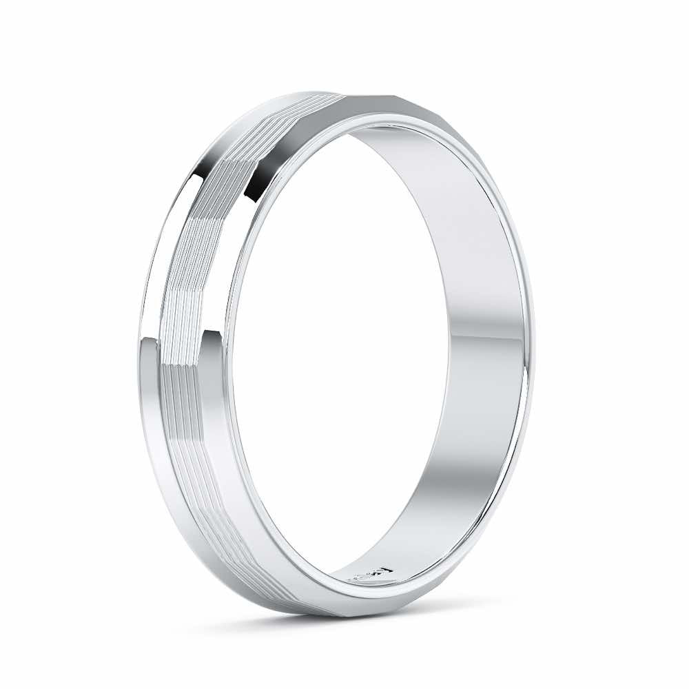Elowen Silver Ring - White Gold - Image 4