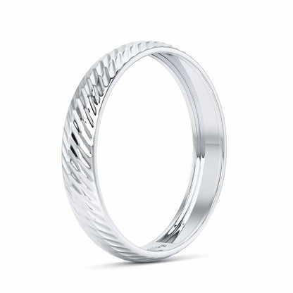 Lena Silver Ring - White Gold - Image 4