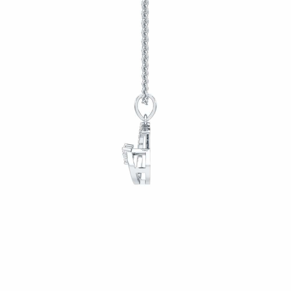 Radiant Show Silver Pendant - White Gold - Image 4