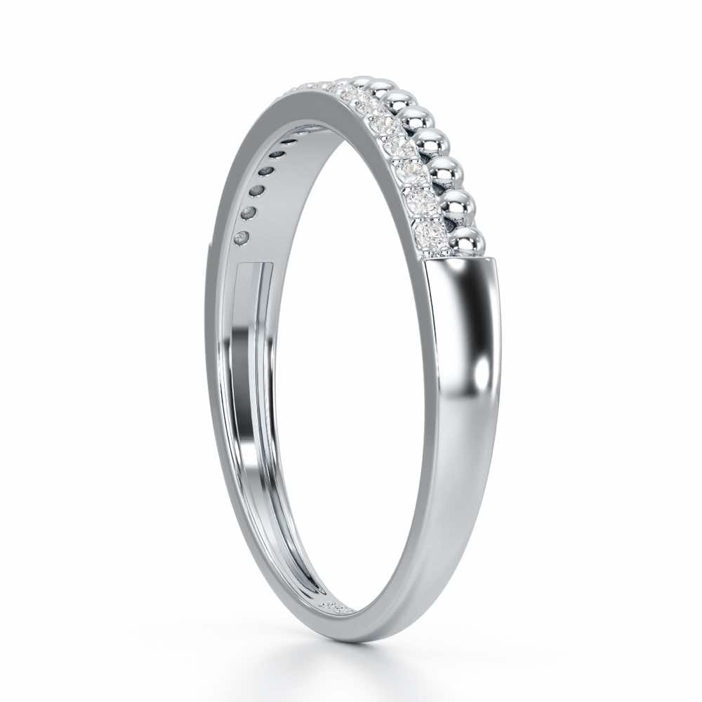 Perfect Bliss Silver Ring - White Gold - Image 4