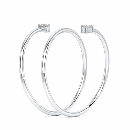 Twinkle Spring Silver Ring - White Gold - Image 4