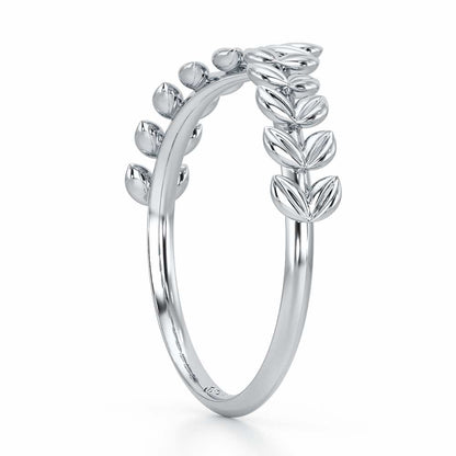 Fenny Frill Apex Silver Ring - White Gold - Image 4