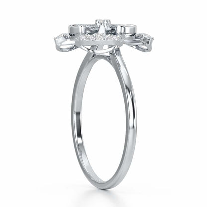 Brighton Grace Silver Ring - White Gold - Image 4