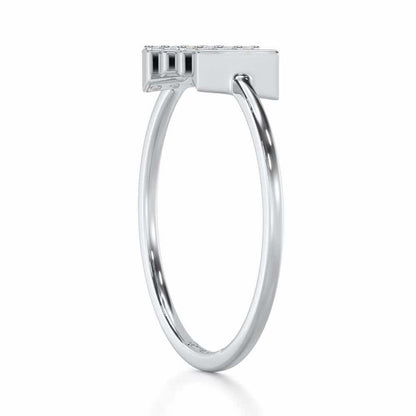 Precious Passion Silver Ring - White Gold - Image 4