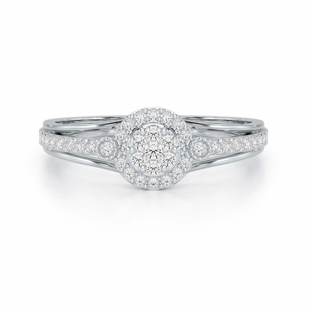 Impeccable Sheen Silver Ring - White Gold - Image 5