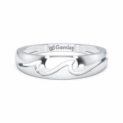 The Sage Silver Ring - White Gold - Image 5