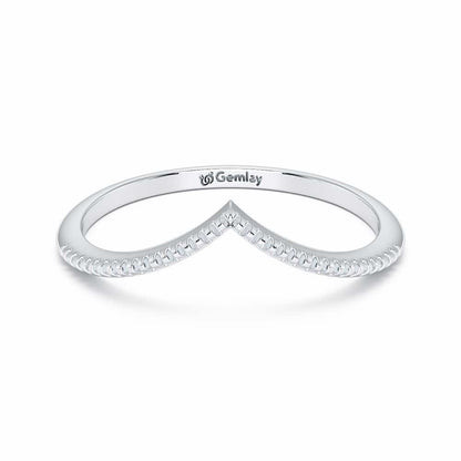 Glena Apex Silver Ring - White Gold - Image 5