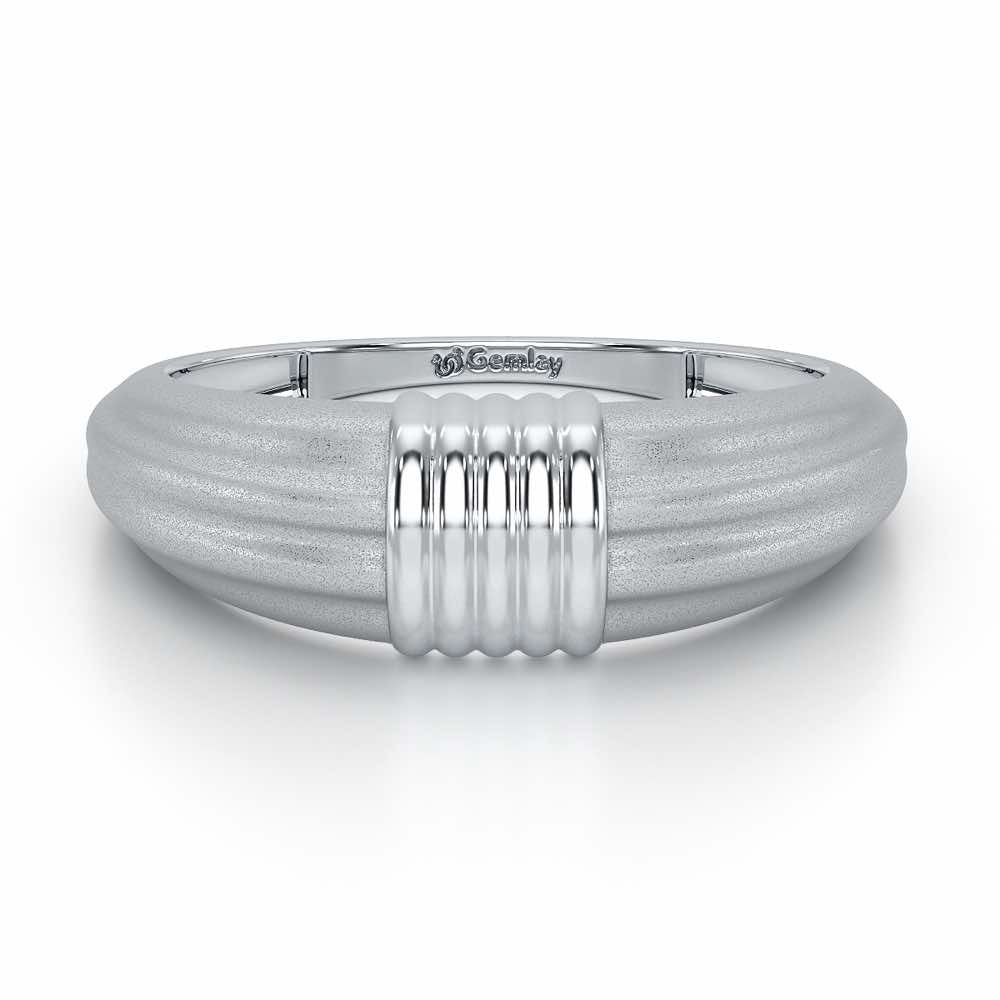 Jasmine Silver Ring - White Gold - Image 5