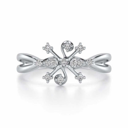 Bliss Silver Ring - White Gold - Image 5