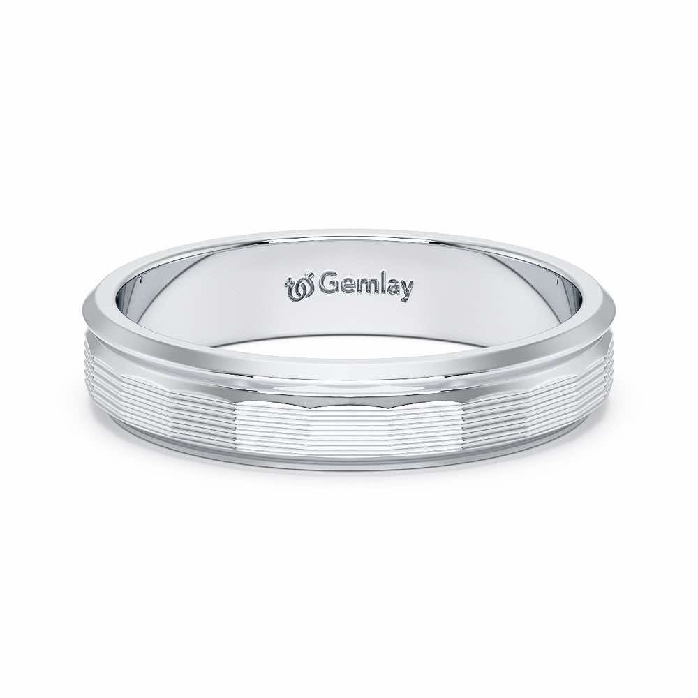 Elowen Silver Ring - White Gold - Image 5