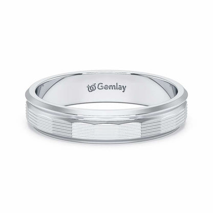 Elowen Silver Ring - White Gold - Image 5