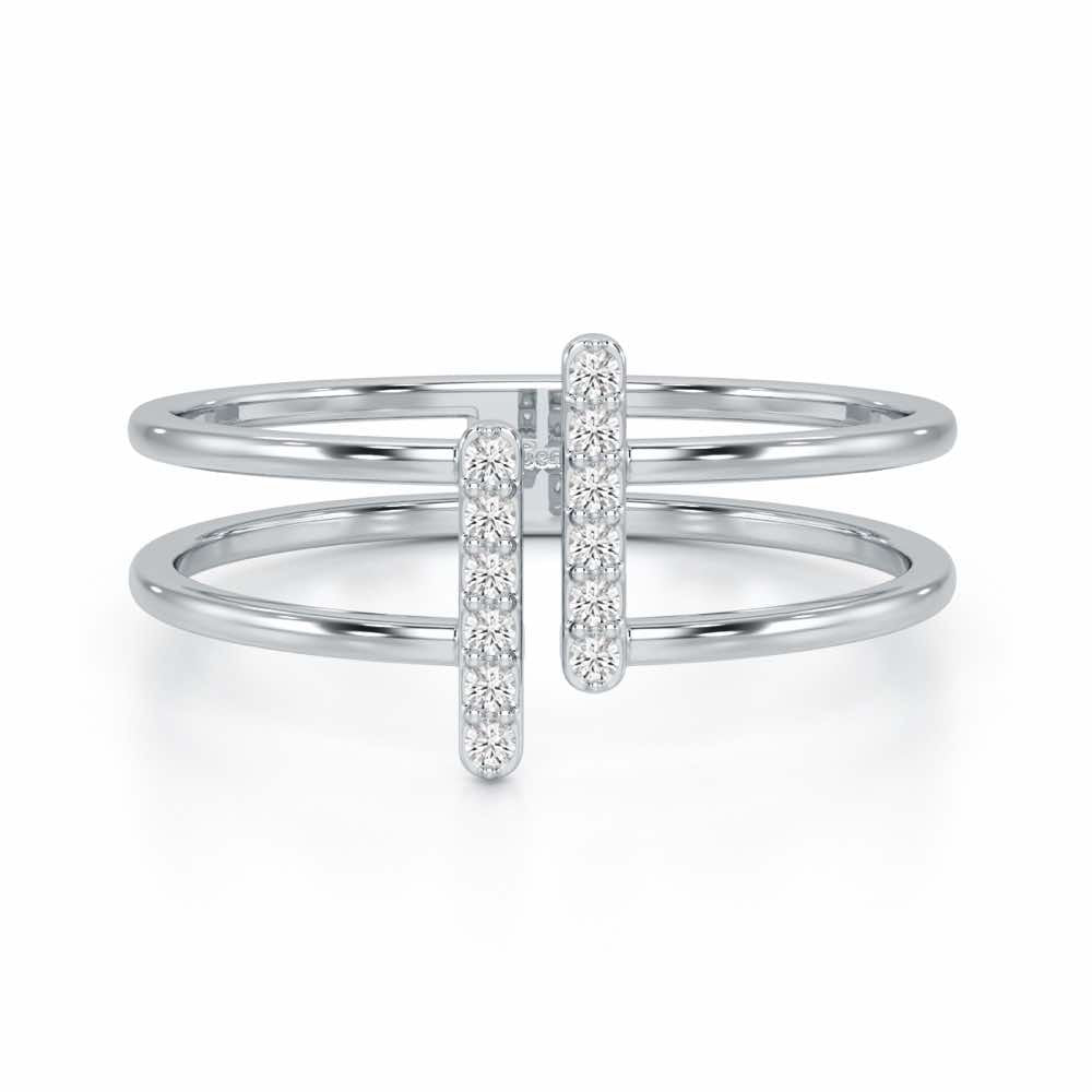 Just Meeting Silver Ring - White Gold - Image 5