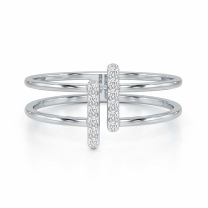 Just Meeting Silver Ring - White Gold - Image 5