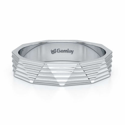 Sienna Silver Ring - White Gold - Image 5