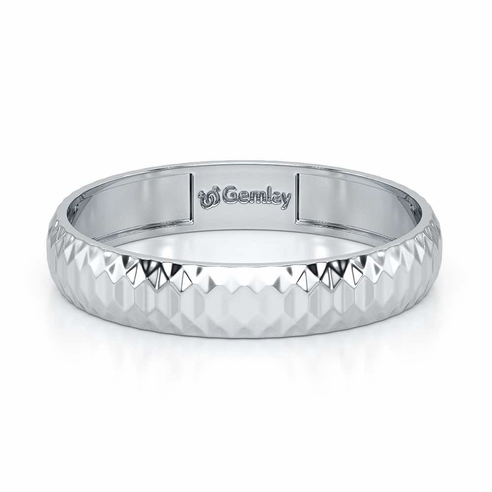 Ophelia Silver Ring - White Gold - Image 5