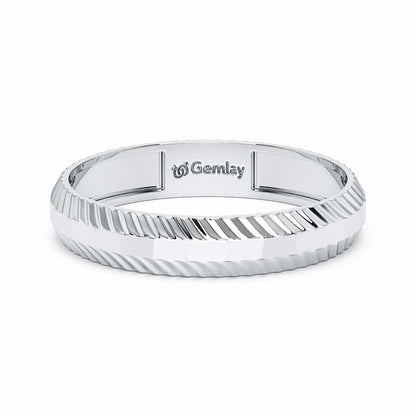 Nia Silver Ring - White Gold - Image 5