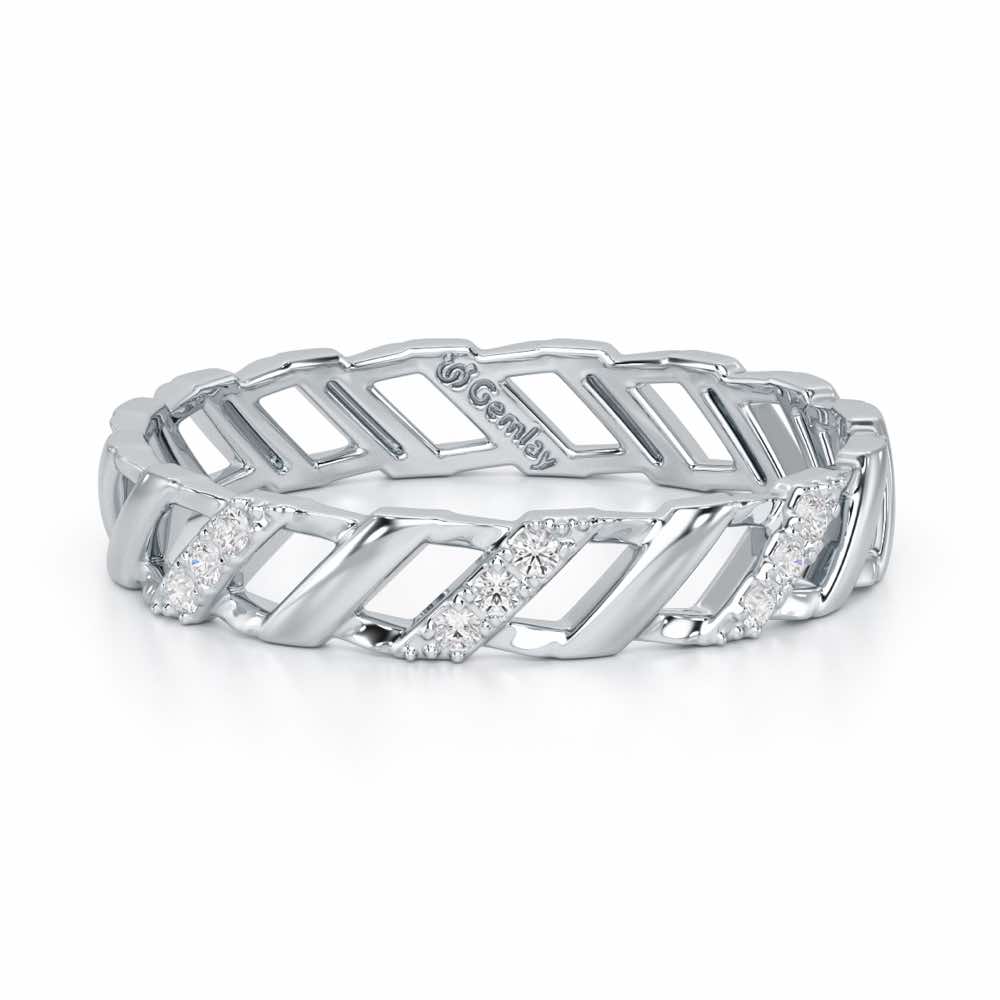 Arandele Silver Ring - White Gold - Image 5