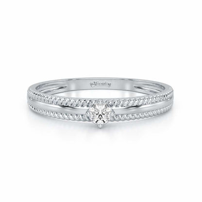 Destined One Silver Ring - White Gold - Image 5
