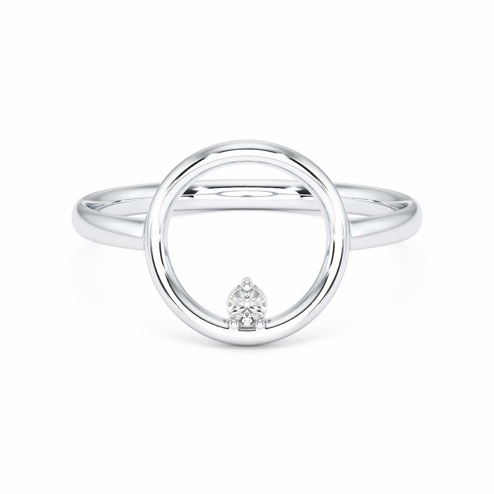 Sunray Sunray Silver Ring - White Gold - Image 5