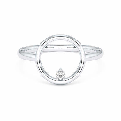Sunray Sunray Silver Ring - White Gold - Image 5
