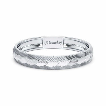 Lumi Silver Ring - White Gold - Image 5