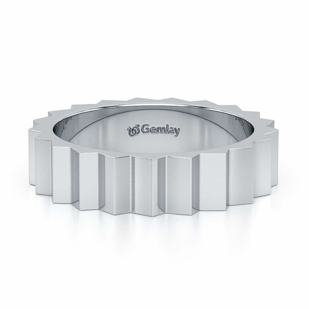 Selena Silver Ring - White Gold - Image 5