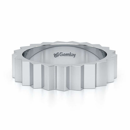 Selena Silver Ring - White Gold - Image 5