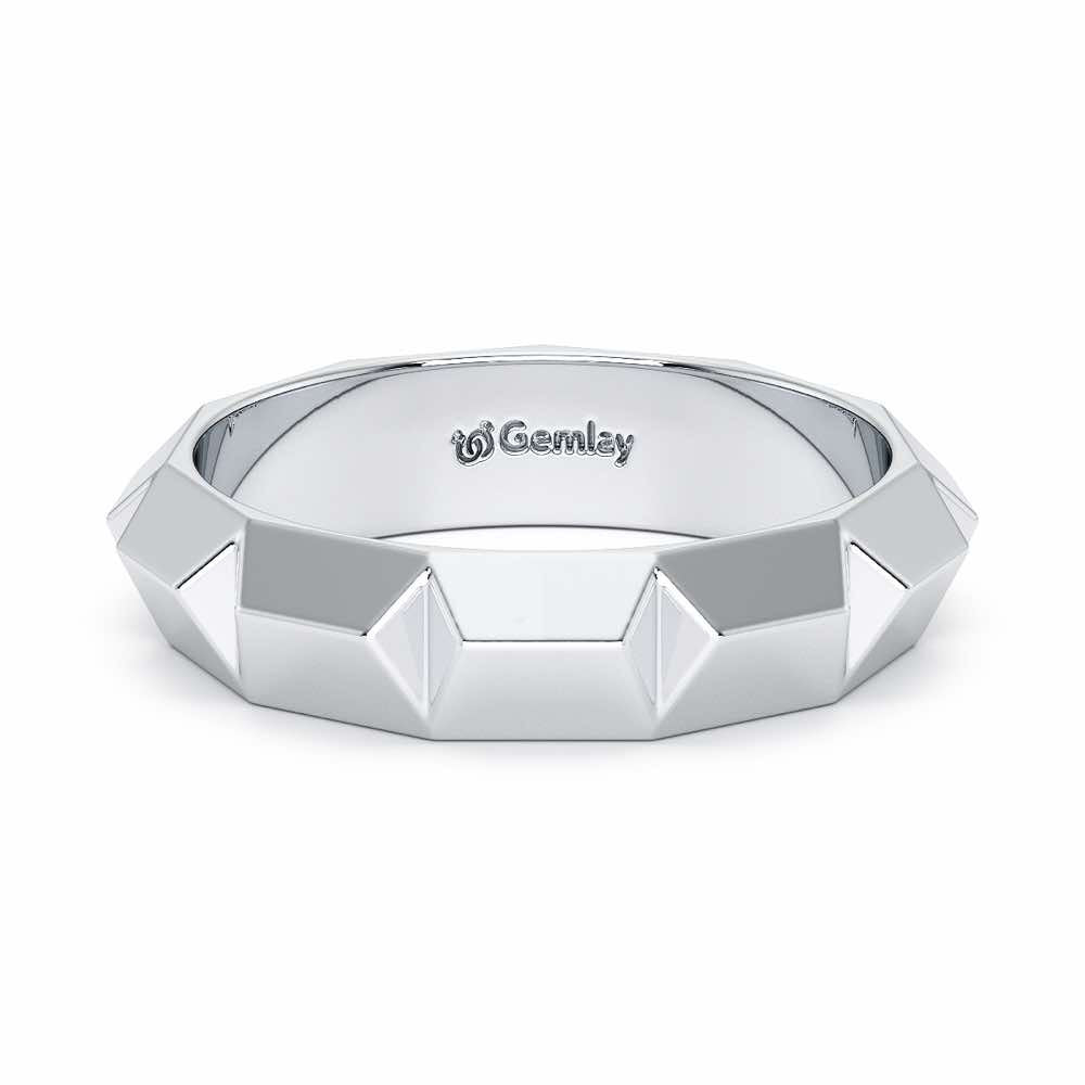 Marigold Silver Ring - White Gold - Image 5