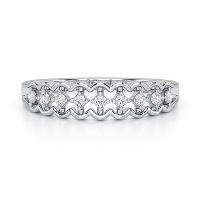 Unbounded Silver Ring - White Gold - Image 5