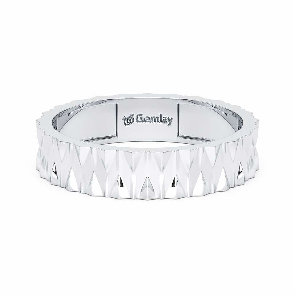 Noelle Silver Ring - White Gold - Image 5