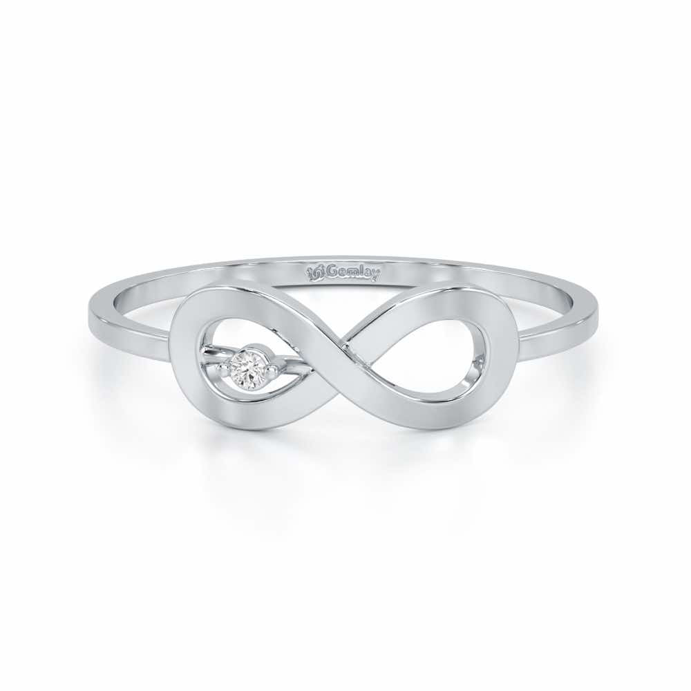 Tentacle Silver Ring - White Gold - Image 5