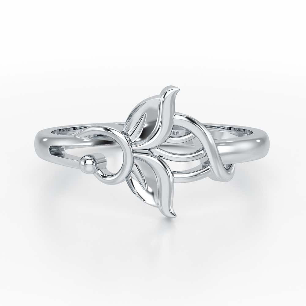 Knox Mystery Silver Ring For Women - White Gold - Image 5