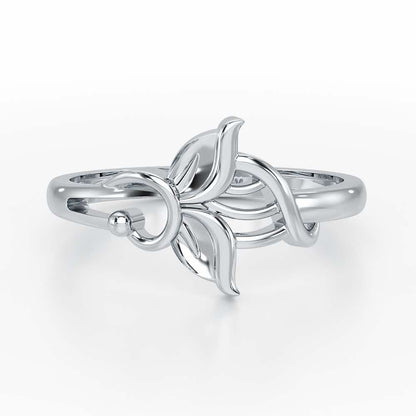 Knox Mystery Silver Ring For Women - White Gold - Image 5