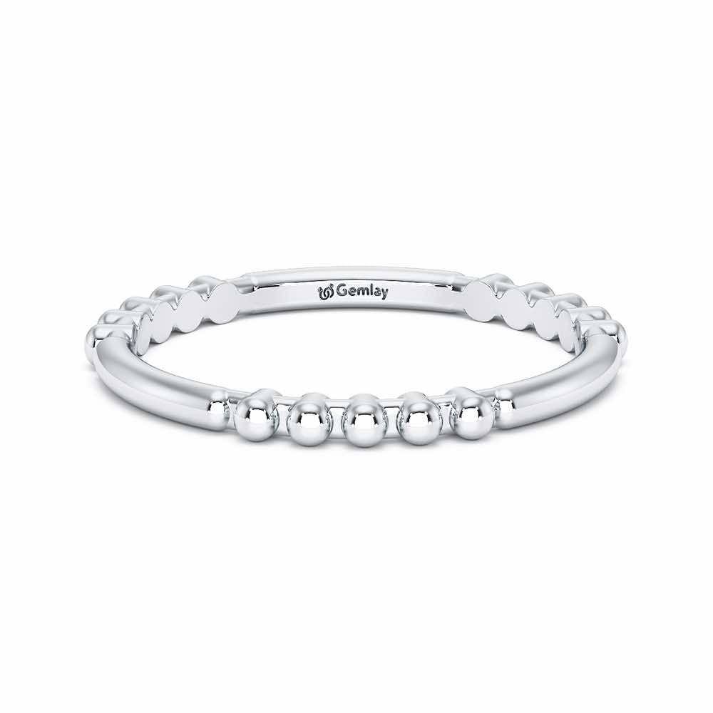 Vera Silver Ring - White Gold - Image 5