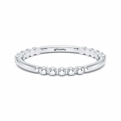 Vera Silver Ring - White Gold - Image 5