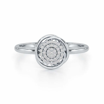 Aquila Silver Ring - White Gold - Image 5