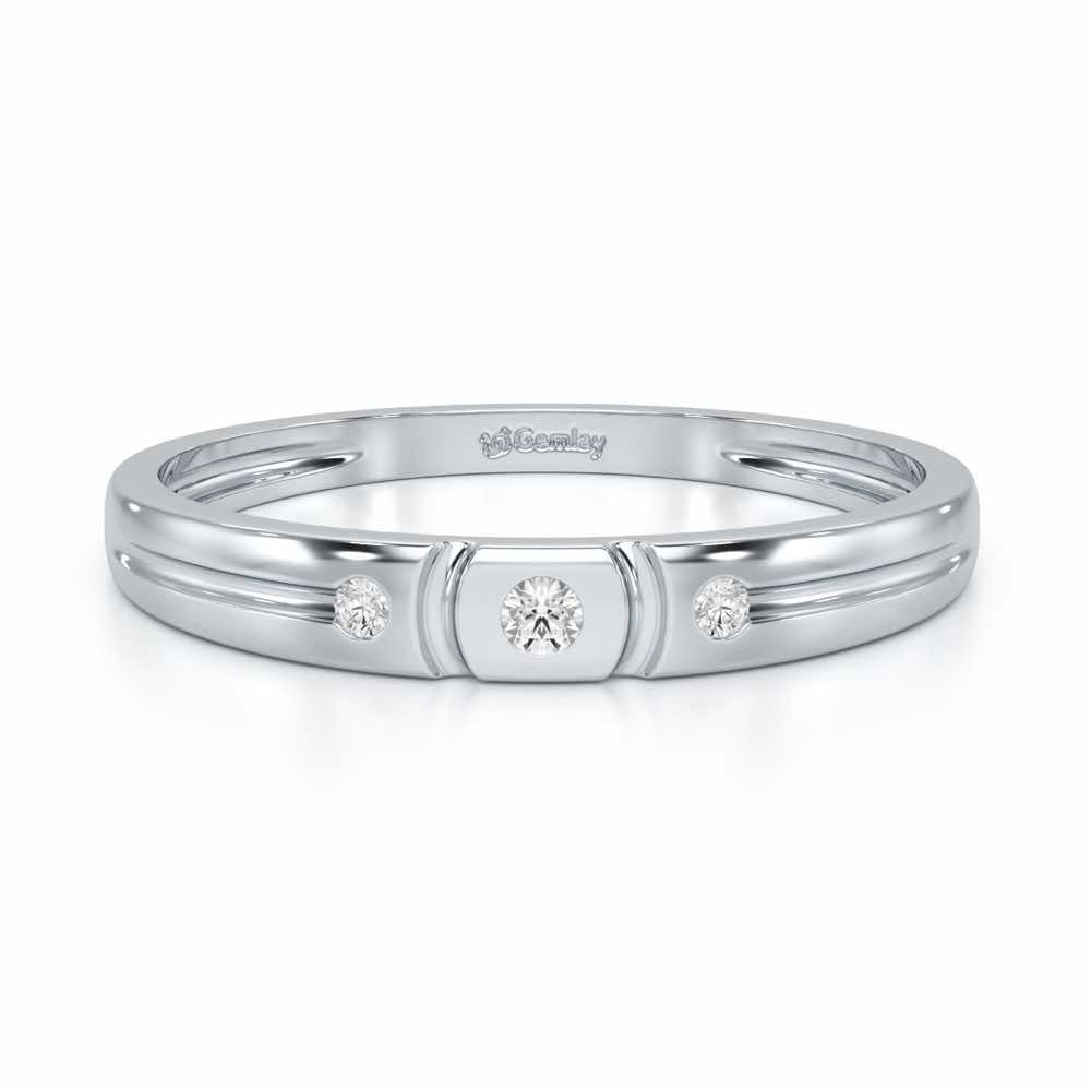 Miracle Blush Silver Ring - White Gold - Image 5