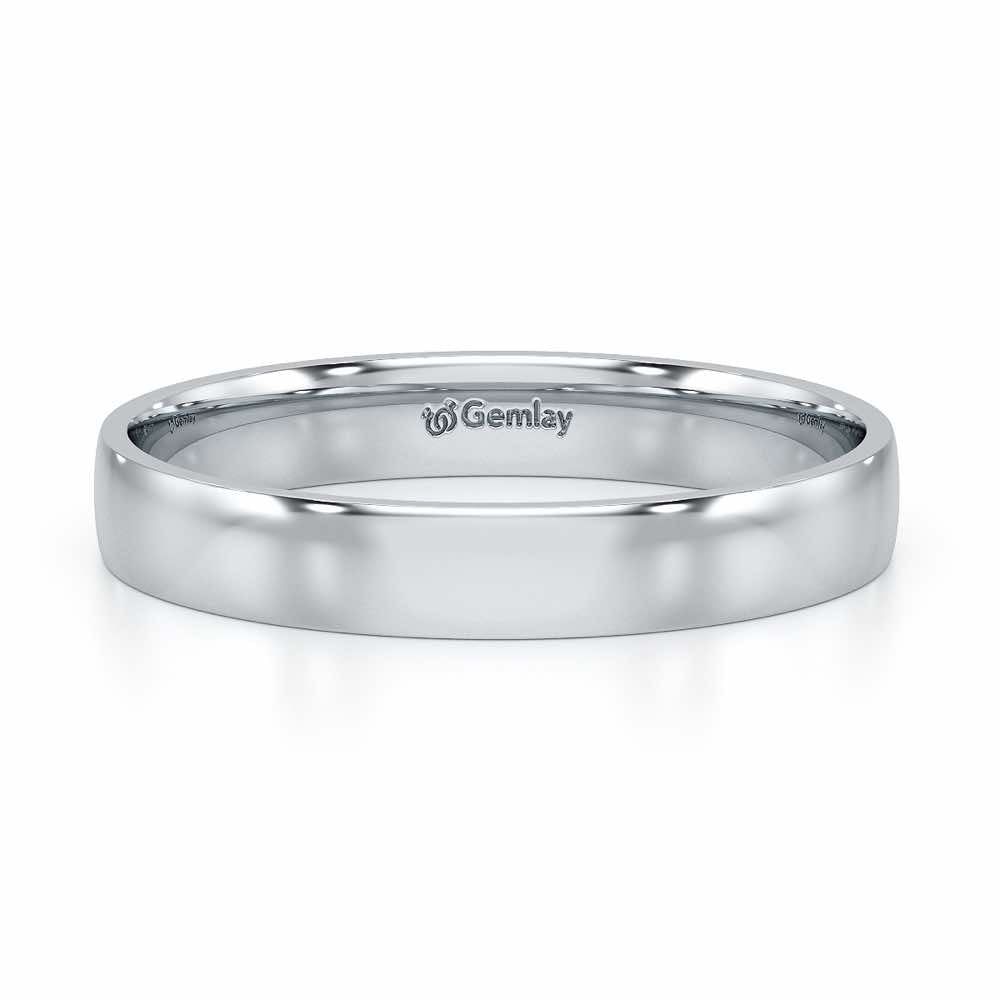 Bliss Aura Women Silver Ring Band - White Gold - Image 5