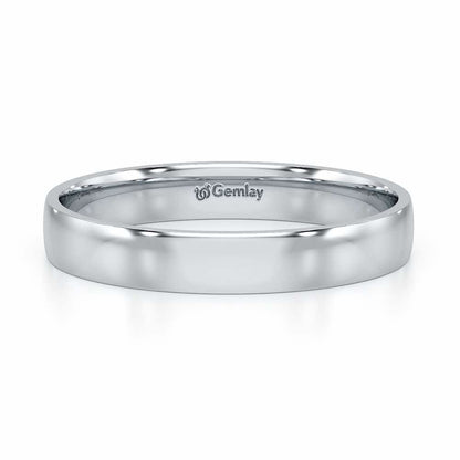 Bliss Aura Women Silver Ring Band - White Gold - Image 5