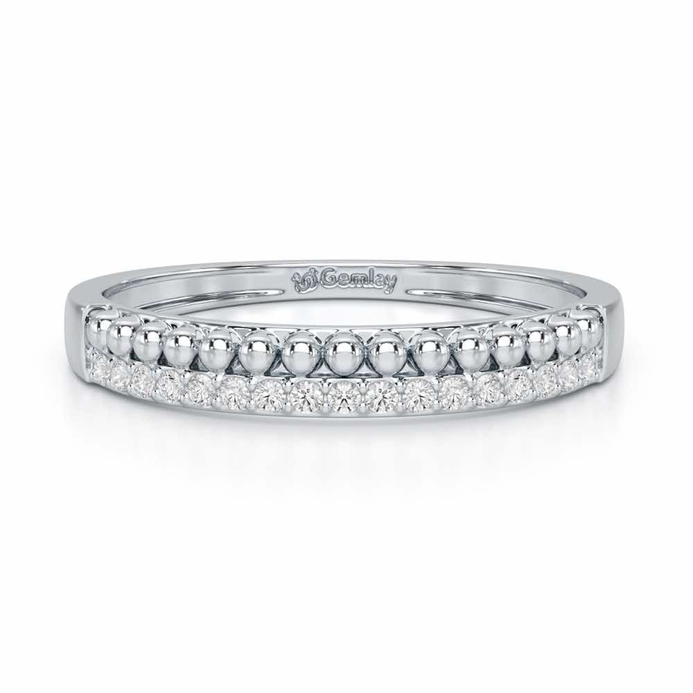 Perfect Bliss Silver Ring - White Gold - Image 5