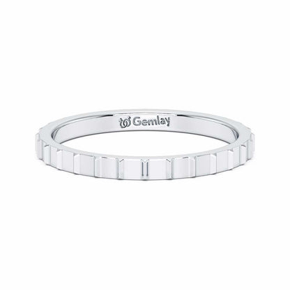 Alina Silver Ring - White Gold - Image 5