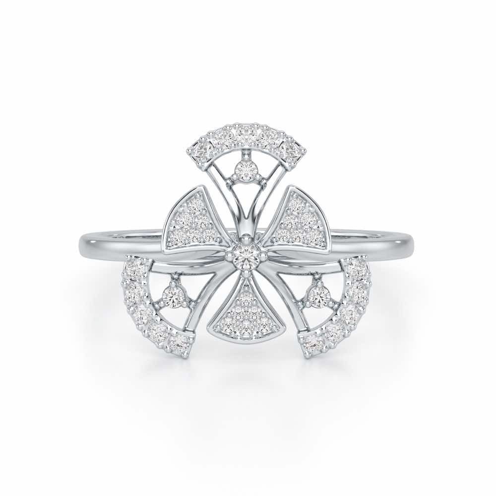 Brighton Grace Silver Ring - White Gold - Image 5