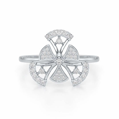 Brighton Grace Silver Ring - White Gold - Image 5