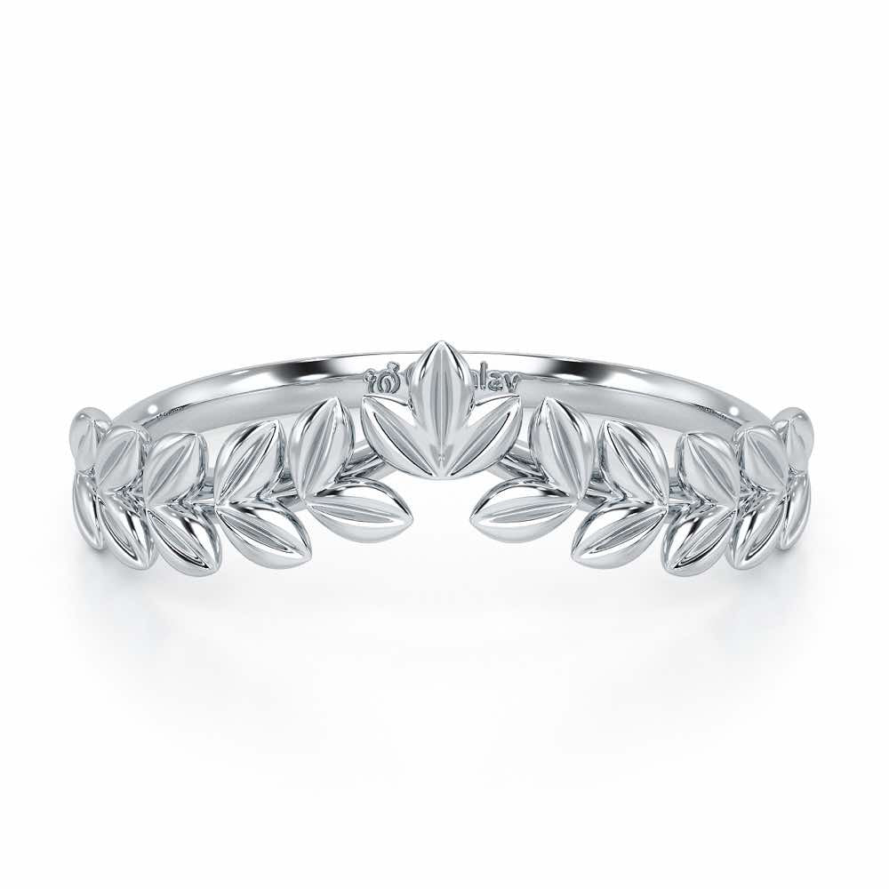 Fenny Frill Apex Silver Ring - White Gold - Image 5
