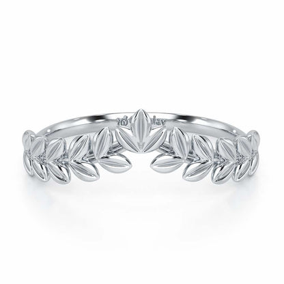 Fenny Frill Apex Silver Ring - White Gold - Image 5