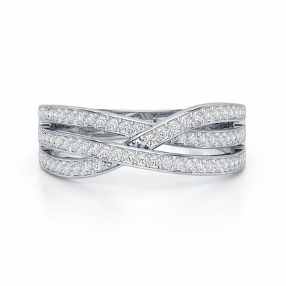 Supreme Helix Silver Ring - White Gold - Image 5
